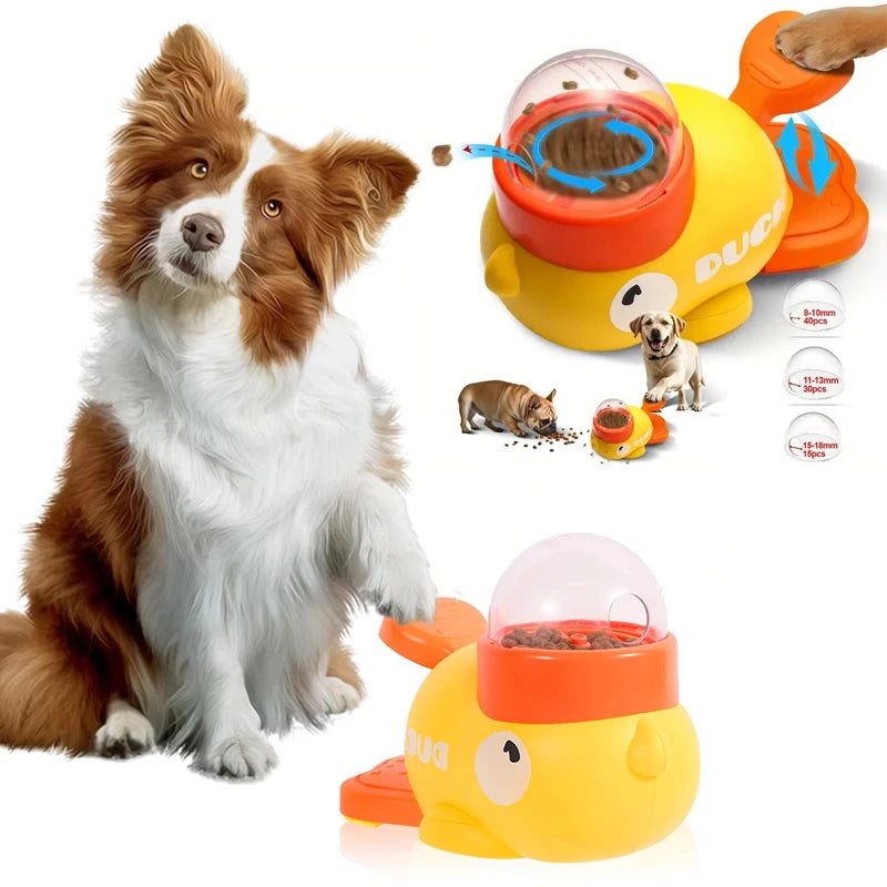 Snackduck | Comedero interactivo con dispensador para perros o gatos