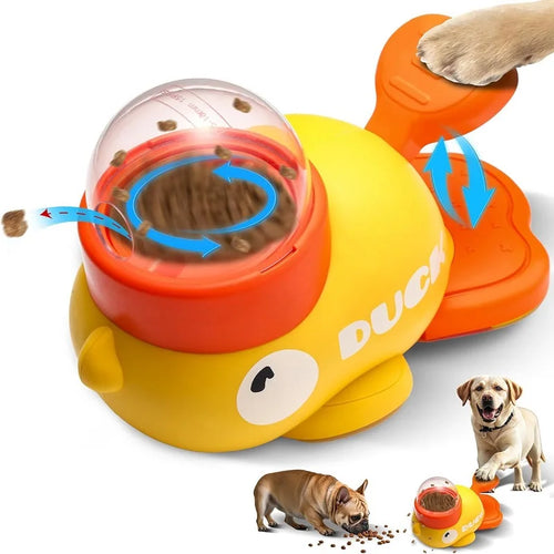 Comedero interactivo con dispensador para perros o gatos